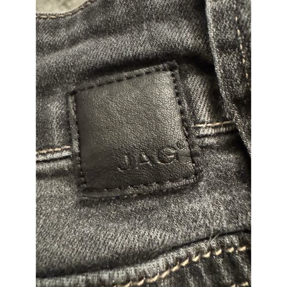 Jag Jeans Plus Sz 18W Black Stretch Denim Girlfriend Raw Edge Ankles Retro Boho - Picture 7 of 11